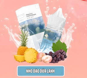Deko Nho Đào Dứa Lạnh (Cold Pineapple Peach Grapes) 30ML 30mg 50mg-min