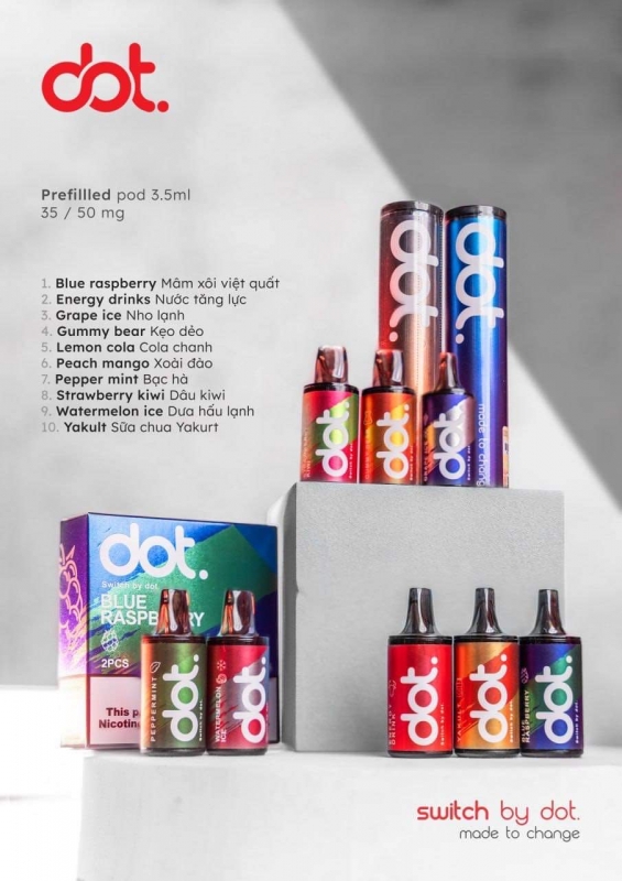 Đầu pod sẵn juice dotMod