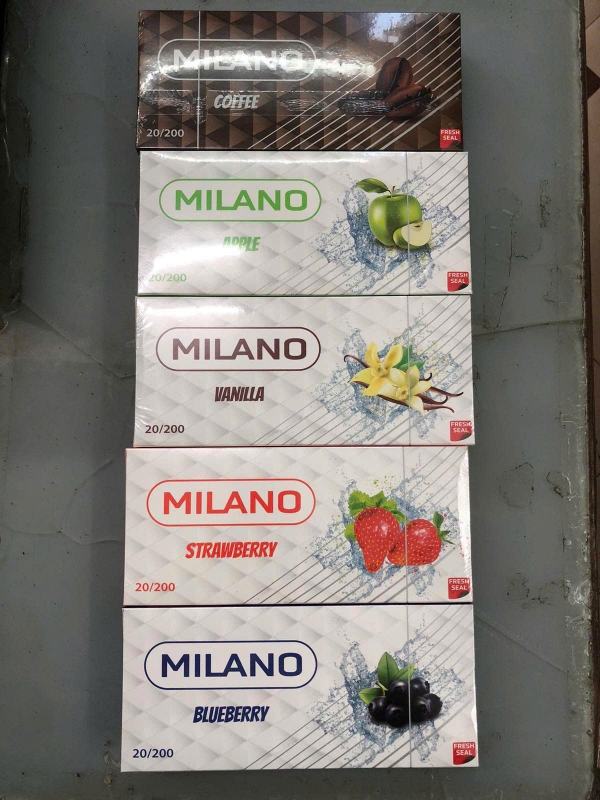 Milano ( Coffee, Apple, Vailla, Strawberry, Blueberry )